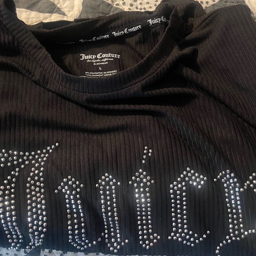 Juicy Couture Night Gowns - Black and Gray - Picture 2 of 5